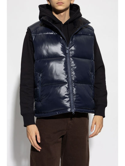 White Duck Down Puffer Vest