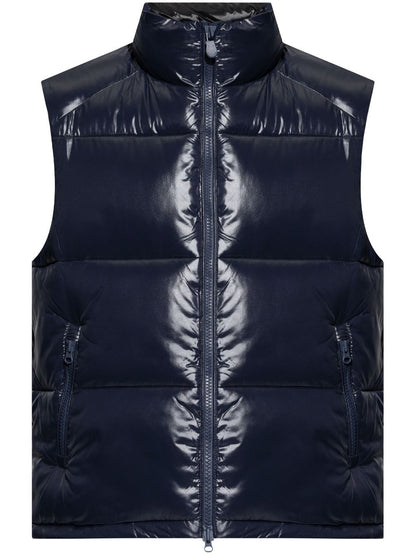 White Duck Down Puffer Vest
