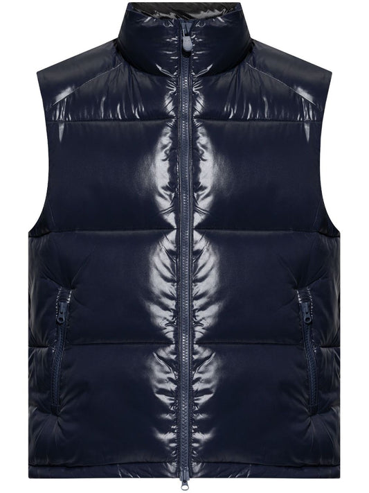 White Duck Down Puffer Vest
