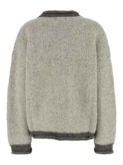 Intarsia-knit logo sweater