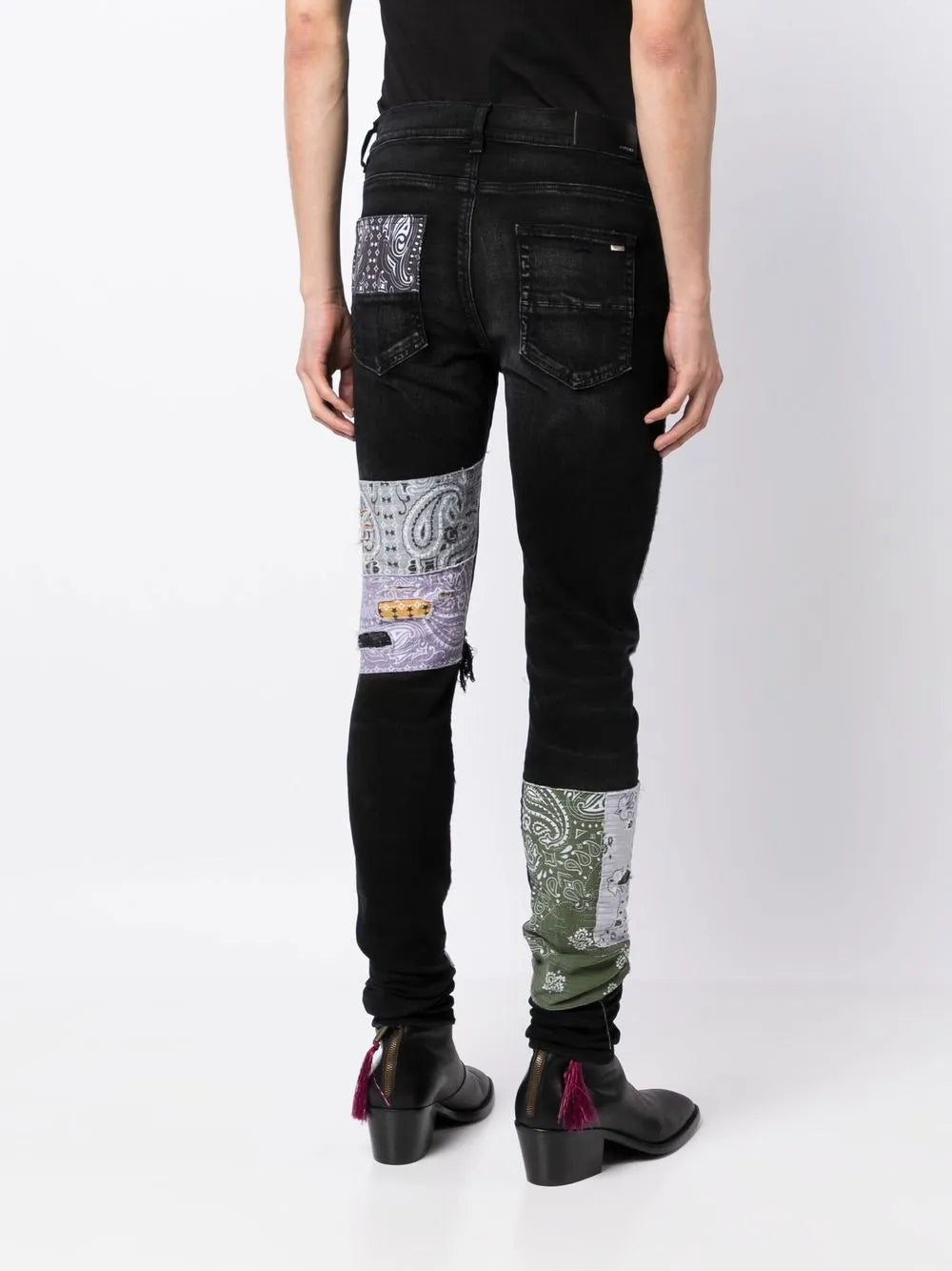 bandana art jeans