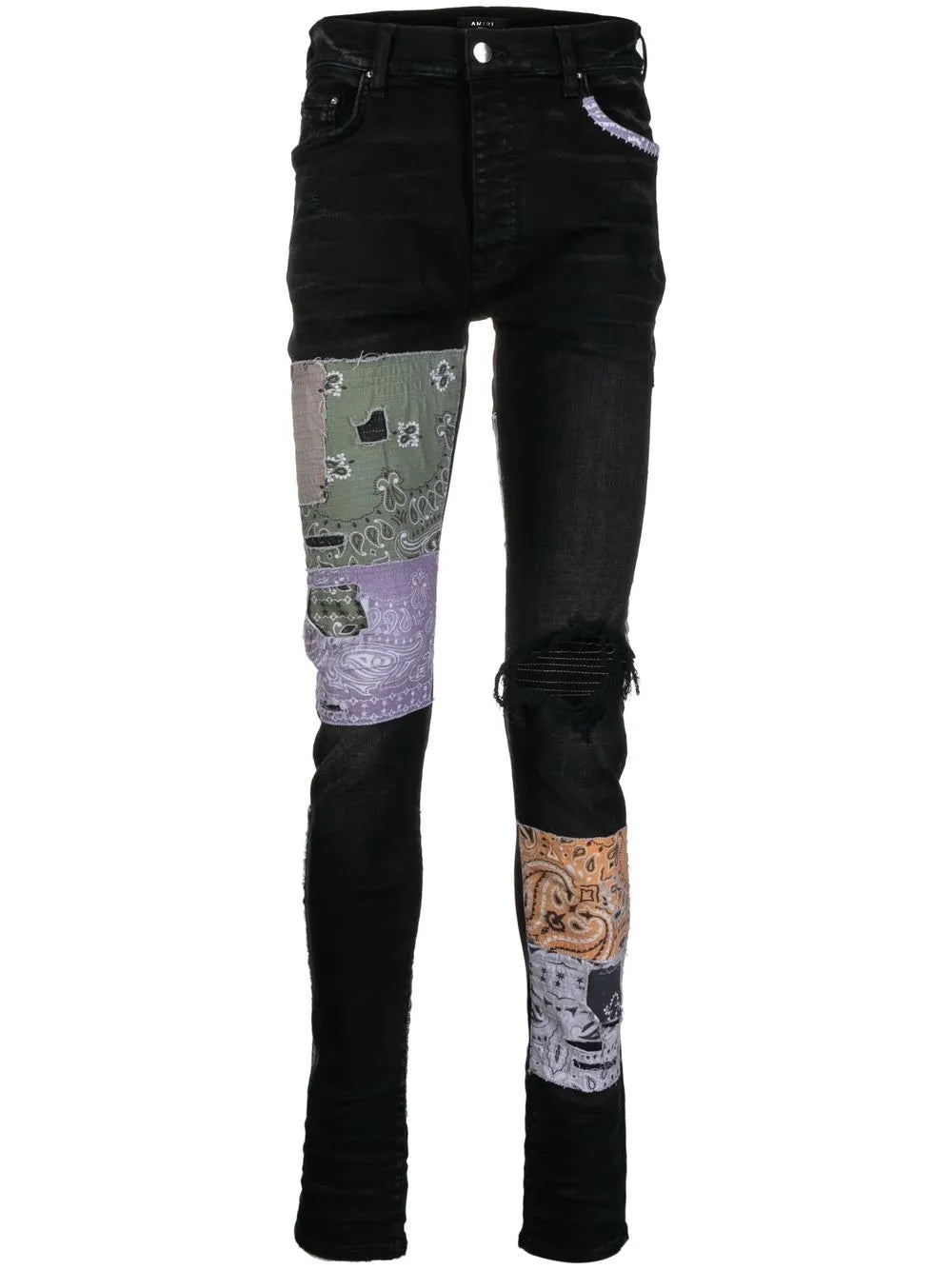 bandana art jeans