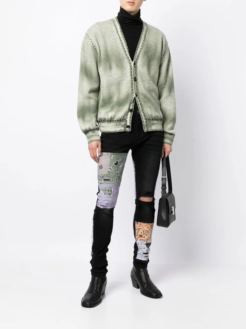 bandana art jeans