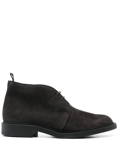 Leather ankle boots