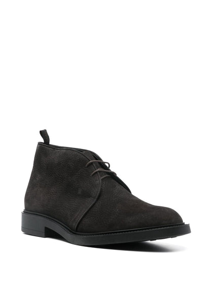 Leather ankle boots